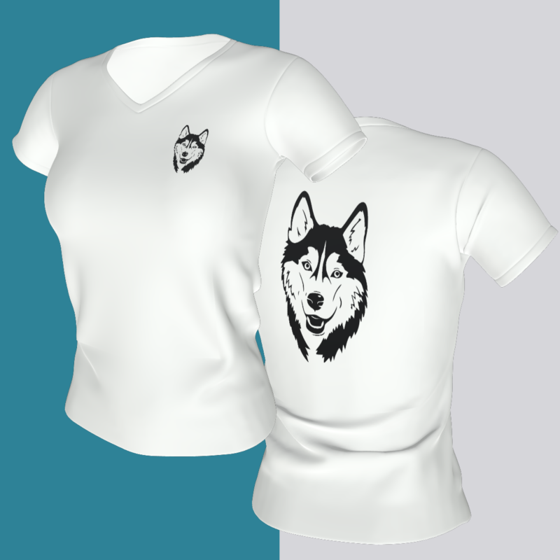 T-Shirt Husky Smile