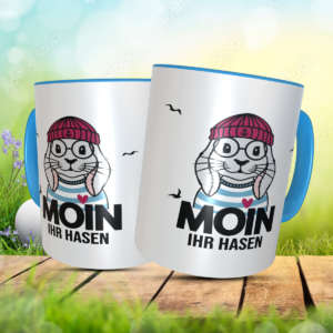 Moin ihr Hasen Keramiktasse