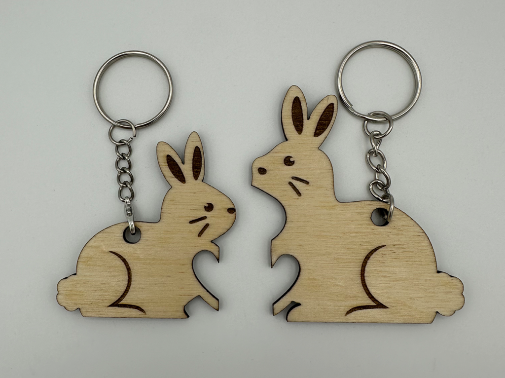 Schlüsselanhänger Partnerhasen