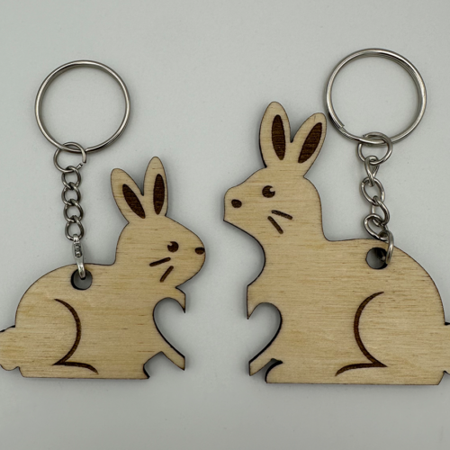 Schlüsselanhänger Partnerhasen