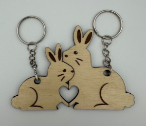 Schlüsselanhänger Partnerhase