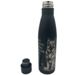 Isolierflasche Schaeferhund schwarz