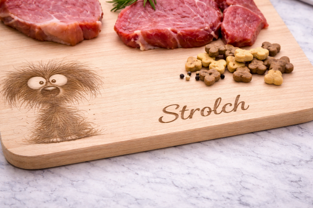 Brett zottelig gravur