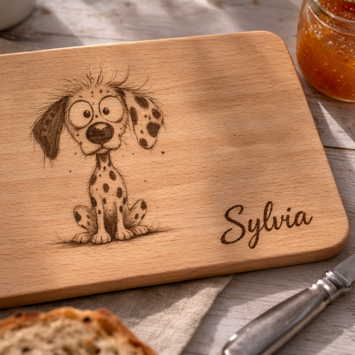 Brett-Dalmatiner-Gravur