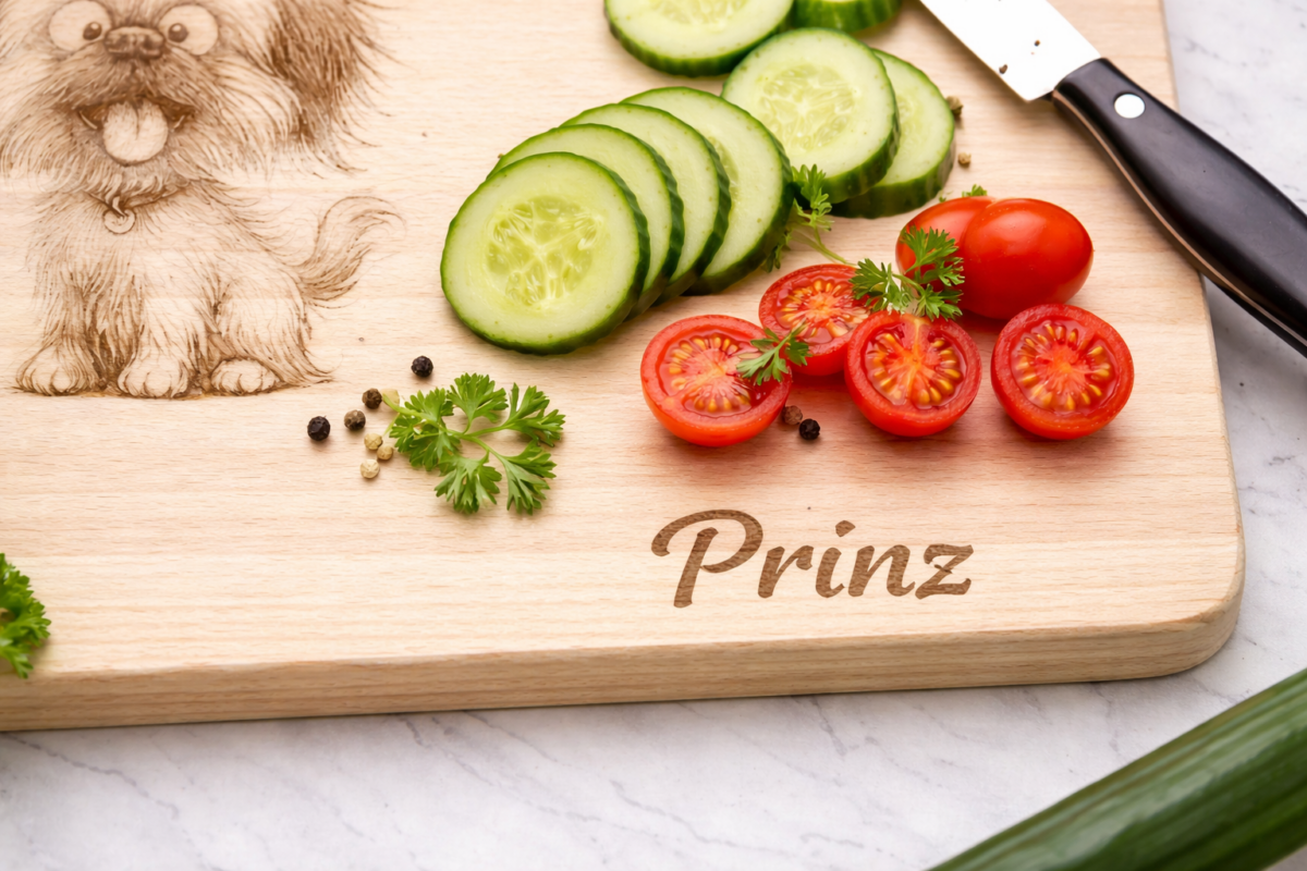 Brett Pekinese Gravur