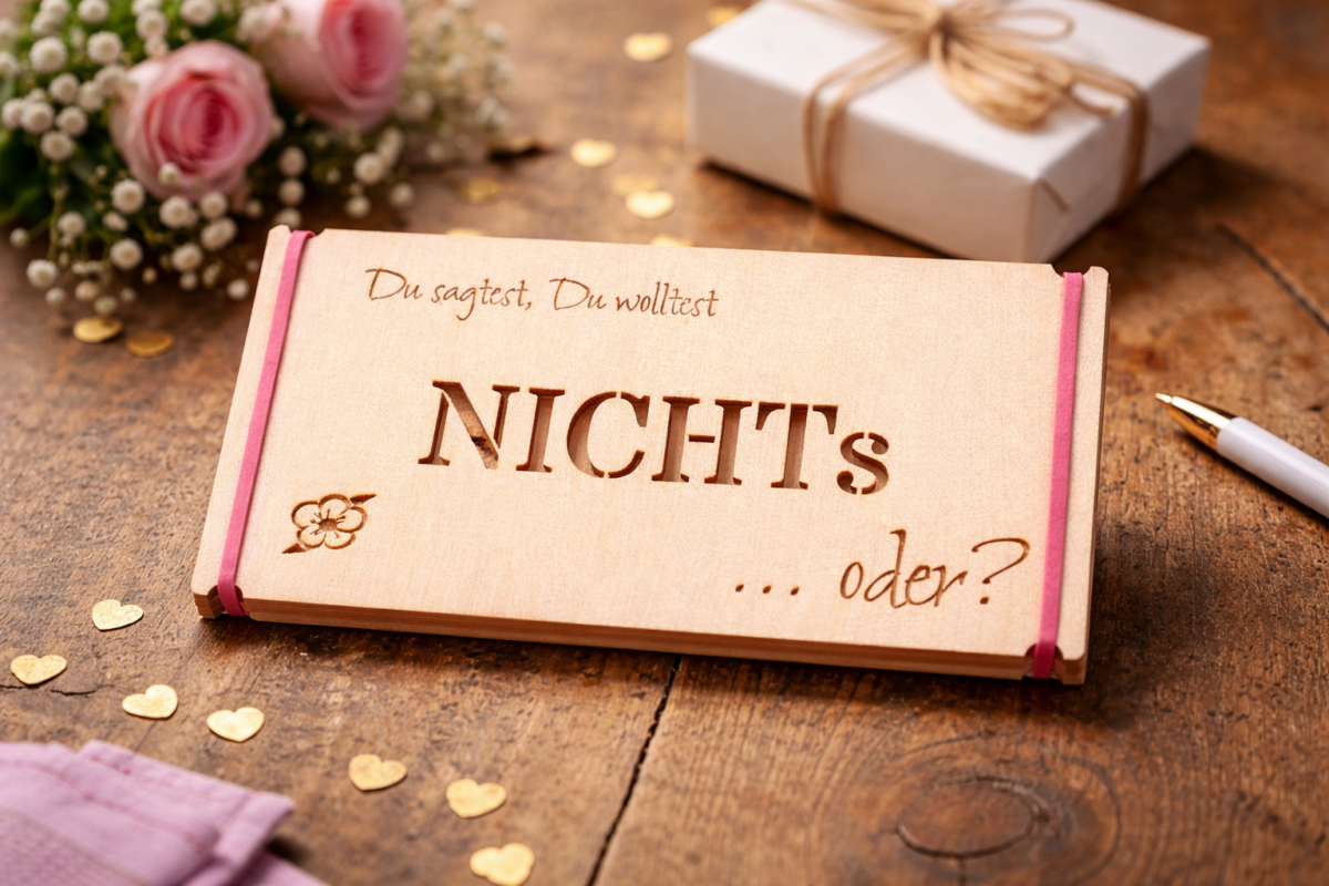 Geschldgeschenkkarte aus holz 01